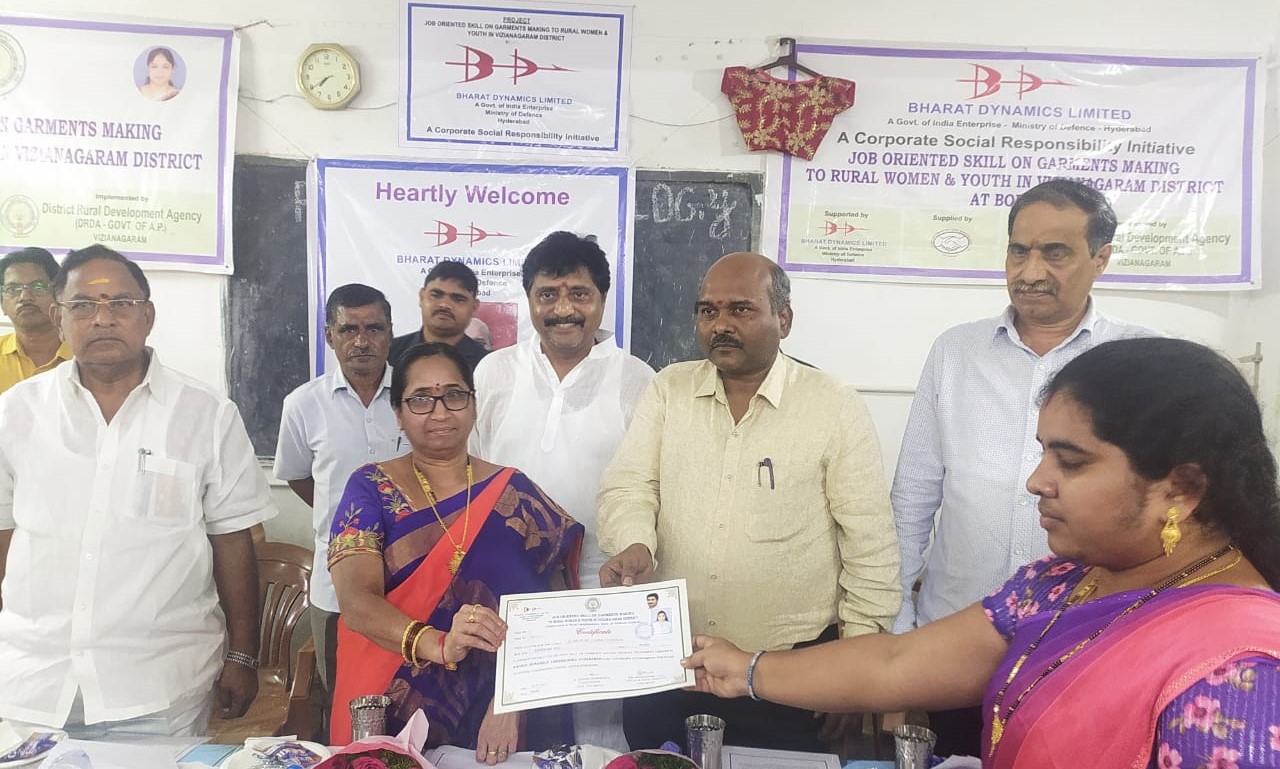 Image of BDL’s provides Job oriented training to women- undertakes digitalization of class rooms in Govt. Schools