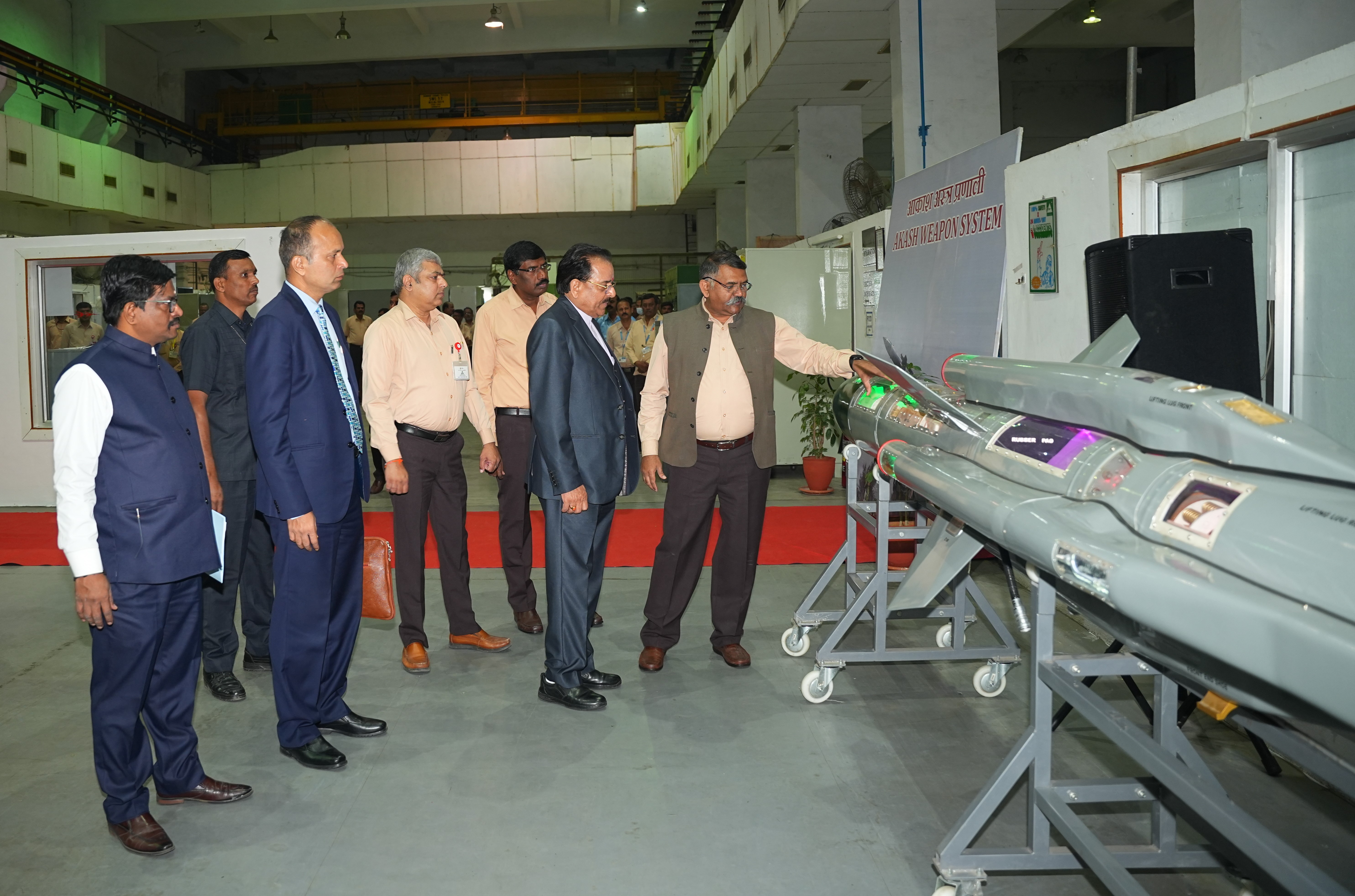 Hon’ble Raksha Rajya Mantri flags off Astra Missile at BDL for supply to Indian Air Force Hon’ble Raksha Rajya Mantri flags off Astra Missile at BDL for supply to Indian Air Force